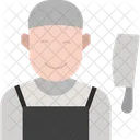 Butcher Meat Knife Icon