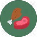 Butcher Meat Leg Icon