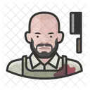 Butcher White Male  Icon