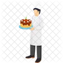 Butler Waiter Young Boy Icon