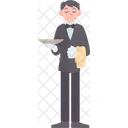 Butler Waiter Formal Icon