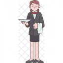 Butler Waitress Catering Icon