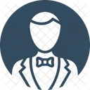 Butler Waiter Young Boy Icon