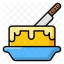 Butter Bakery Food Dairy Product Icon