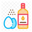 Butter Eggs Peppers Icon