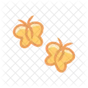 Kawaii Butterfly Happy Icon