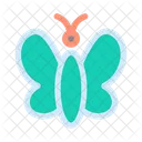 Butterfly Nature Landscape Icon