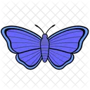 Violet Insect Butterfly Icon