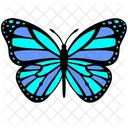 Blue Violet Wings Icon