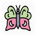Butterfly Moths Butterfly Line Filled Icon