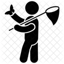 Butterfly Catching  Icon