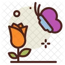 Butterfly Flower Icon