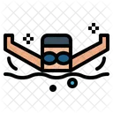 Butterfly Swimming  Icon