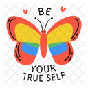 Butterfly Wings Authenticity Confidence Icon