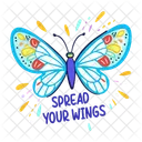 Butterfly wings  Icon