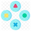 Button Arcade Game Symbol