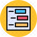 Button File Colorful Shapes Icon