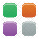Buttons Grid Curve Icon
