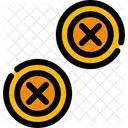 Buttons Clothing Fasteners Icon