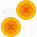 Buttons Clothing Fasteners Icon
