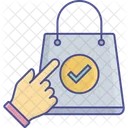E Commerce Secure Shopping Bag Icon