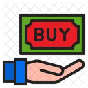 Buy Hand Money Icon