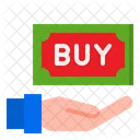 Buy Hand Money Icon