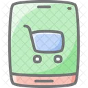 Mobile Cart Awesome Lineal Icon Icon