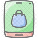 Shopping Bag Awesome Lineal Icon Icon