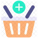 Flat Add To Bucket Icon