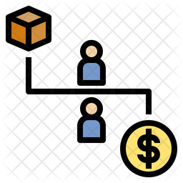 Buy And Sell Icon Download In Colored Outline Style