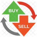 Buy And Sell Chart Analytics 아이콘