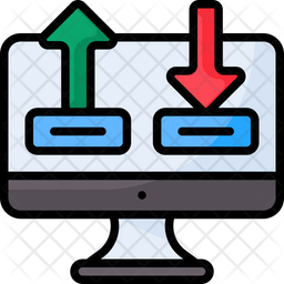 Buy And Sell Stock Icon Download In Colored Outline Style