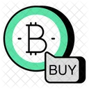 Buy Bitcoin Cryptocurrency Crypto Icône