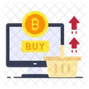 Bitcoin Bitcoin Payment Bitcoin Shopping Icon