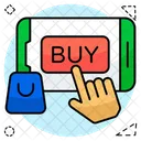 Buy Button Click Buy Commerce Icon