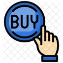 Buy Button Shopping Click Press Finger  Icon