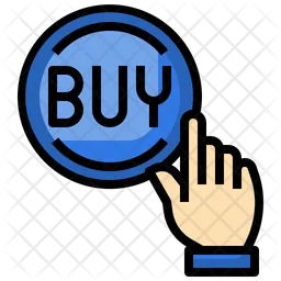 Buy Button Shopping Click Press Finger  Icon