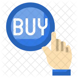 Buy Button Shopping Click Press Finger  Icon
