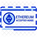 Buy Ethereum Sign Cryptocurrency Ethereum Accepted Here Icon