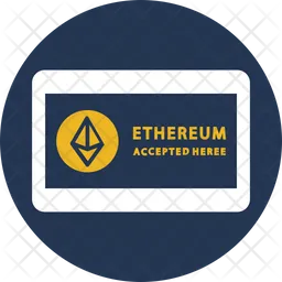 Buy ethereum sign  Icon