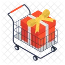 Buy Gift Gift Shopping Shopping Trolley Icon