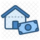 Blue Buy House Purchase House Icon