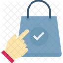 E Commerce Secure Shopping Bag Icon