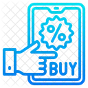 Buy Mobilephone Discount Icon