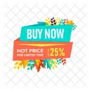 Buy Now Sale Tag Sale Label Icon