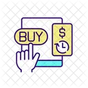 Buy now pay later service  Symbol