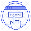 Buy Online Online Shopping Online Purchasing Icon