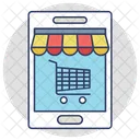 Mobile Shopping App Icon