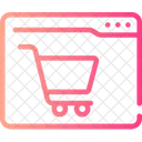 Buy Online Trolley Online Payment Icon